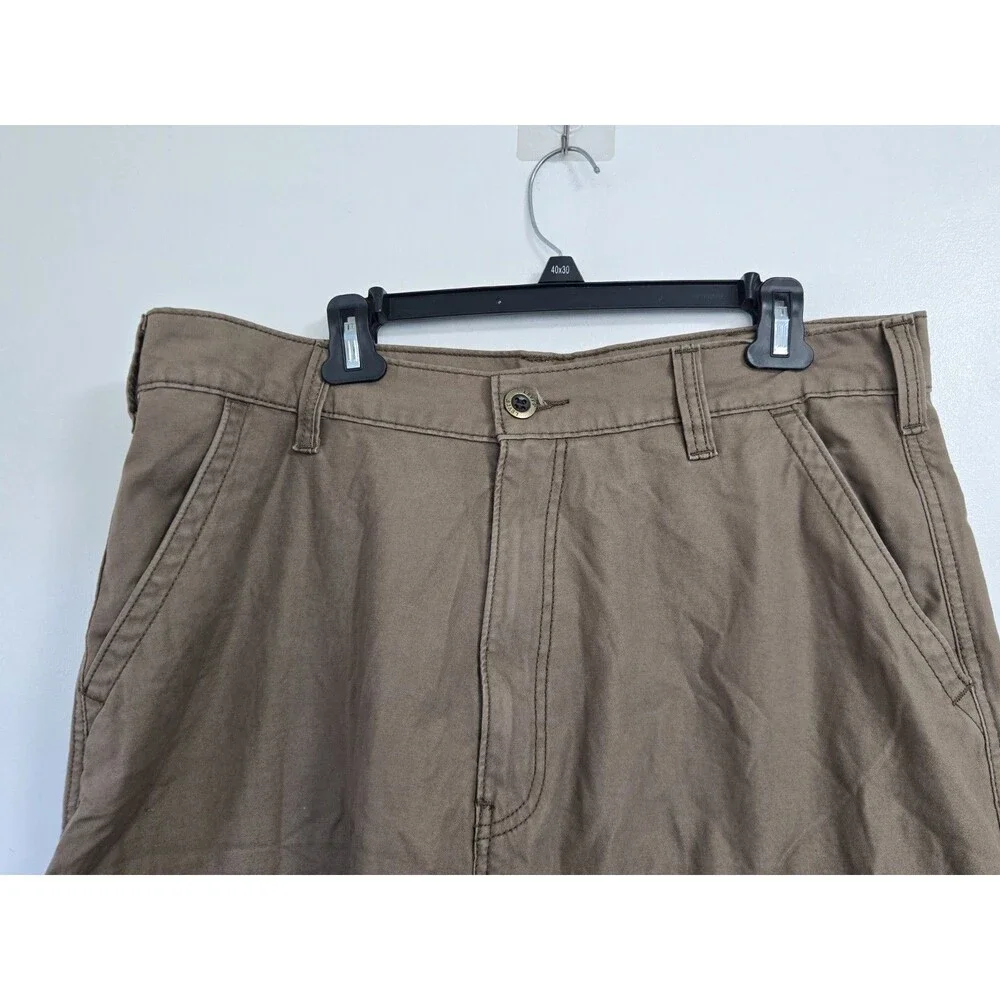 Levis Cargo Shorts Mens 36 Tan Lightweight Zipper Outdoor Camping Hiking